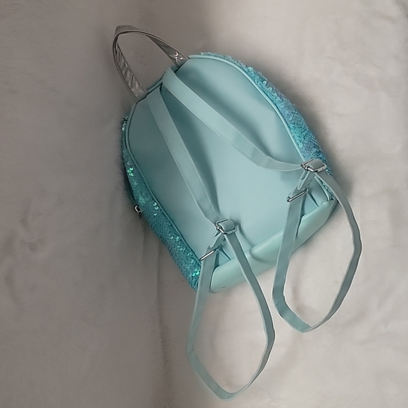 Justice Mini Owl Sequins Backpack With Ears "G" - Picture 7 of 9